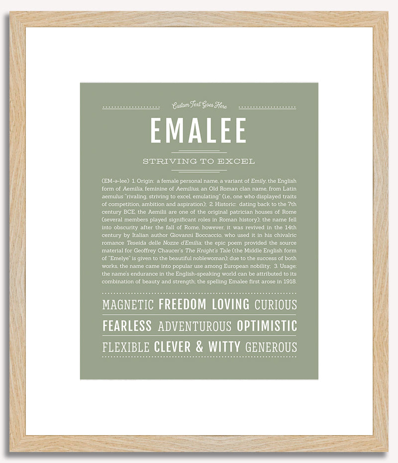 Emalee | Name Art Print