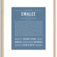 Emalee | Name Art Print