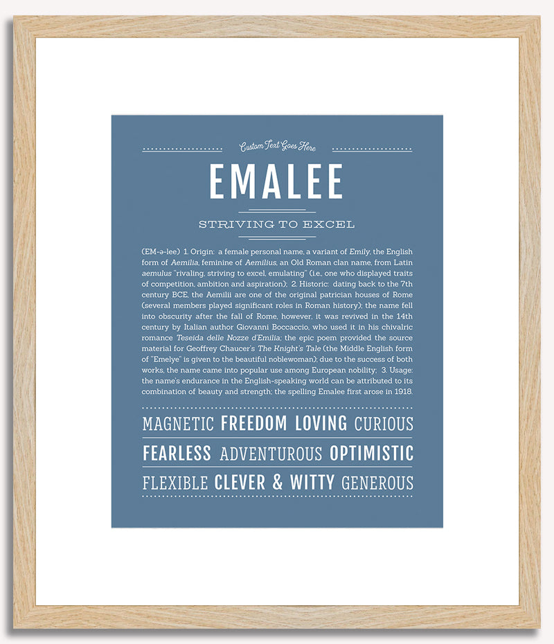 Emalee | Name Art Print
