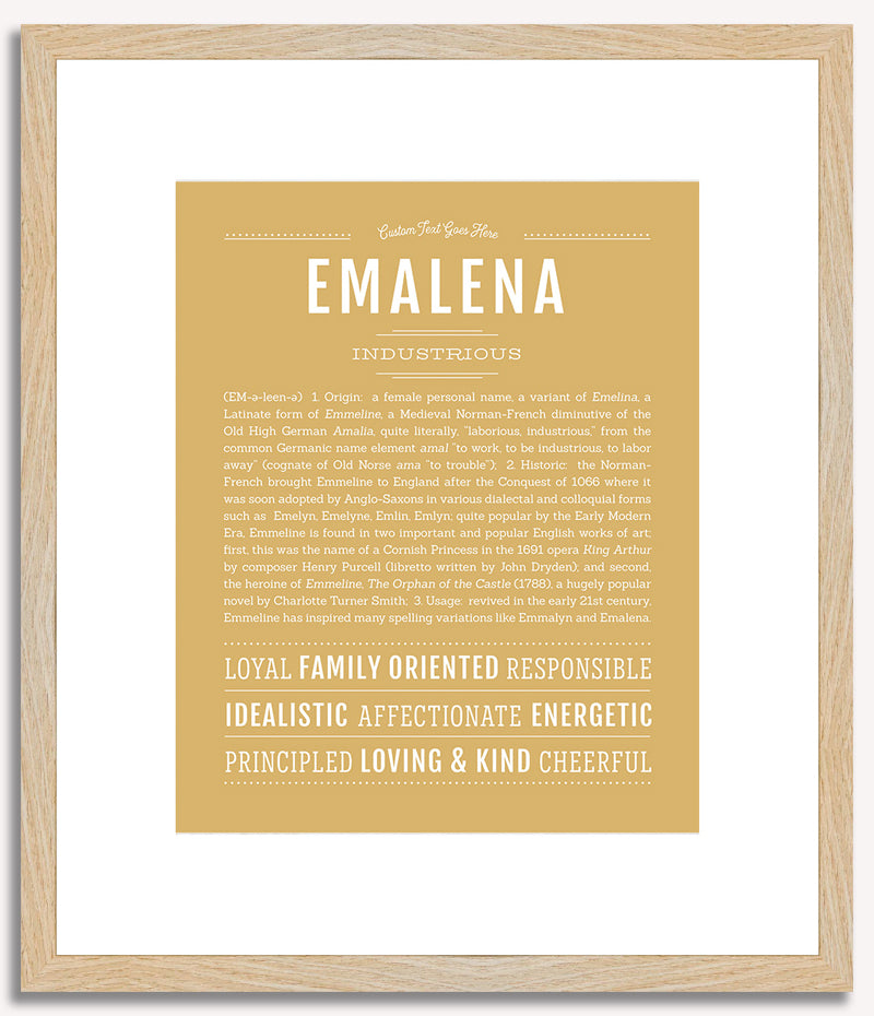 Emalena | Name Art Print