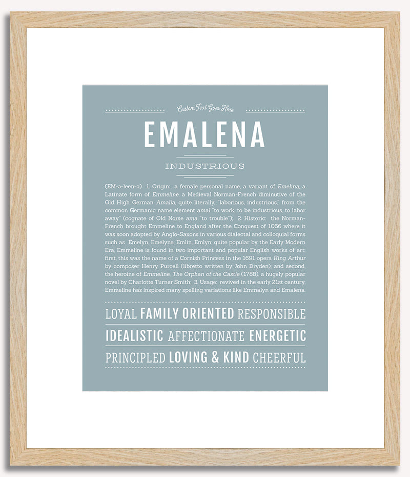 Emalena | Name Art Print