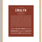 Emalyn | Name Art Print