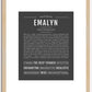 Emalyn | Name Art Print