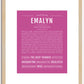 Emalyn | Name Art Print