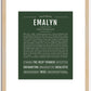 Emalyn | Name Art Print