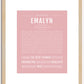 Emalyn | Name Art Print