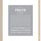 Emalyn | Name Art Print