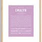 Emalyn | Name Art Print