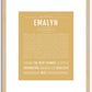 Emalyn | Name Art Print