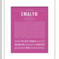 Frame Options | Dark Pink | White Frame, Matted