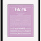 Frame Options | Lilac | Black Frame, Matted