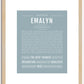 Emalyn | Name Art Print