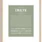 Emalyn | Name Art Print