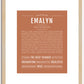 Emalyn | Name Art Print