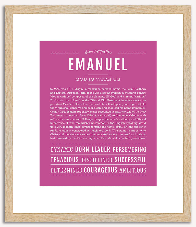 Emanuel | Name Art Print