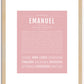 Emanuel | Name Art Print