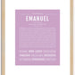 Emanuel | Name Art Print