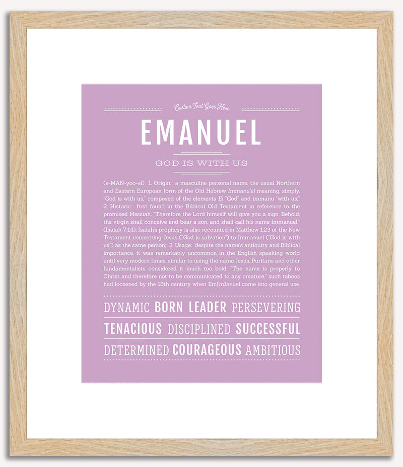 Emanuel | Name Art Print