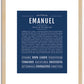 Emanuel | Name Art Print