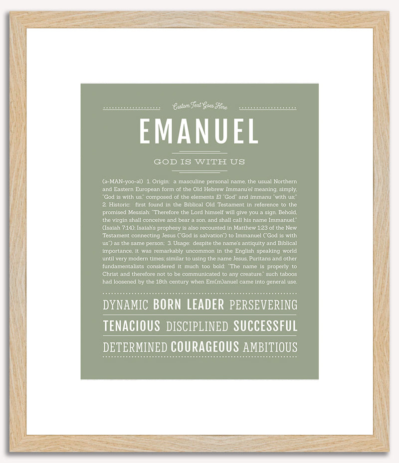 Emanuel | Name Art Print