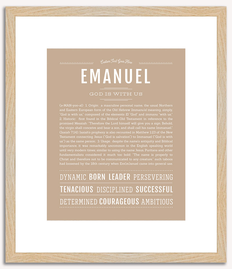 Emanuel | Name Art Print