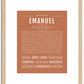 Emanuel | Name Art Print