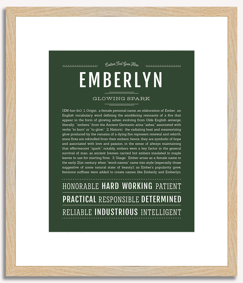 Emberlyn | Name Art Print