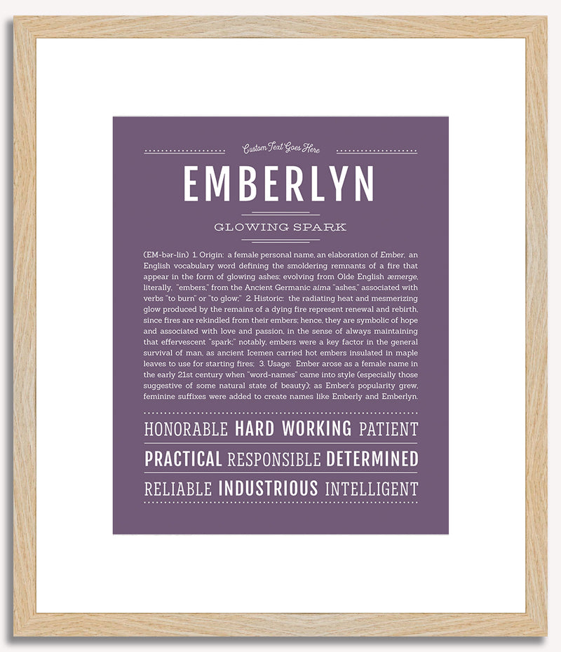 Emberlyn | Name Art Print