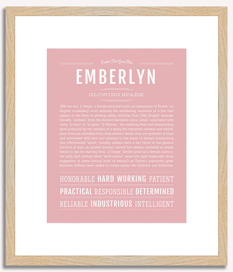 Emberlyn | Name Art Print