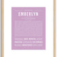 Emberlyn | Name Art Print