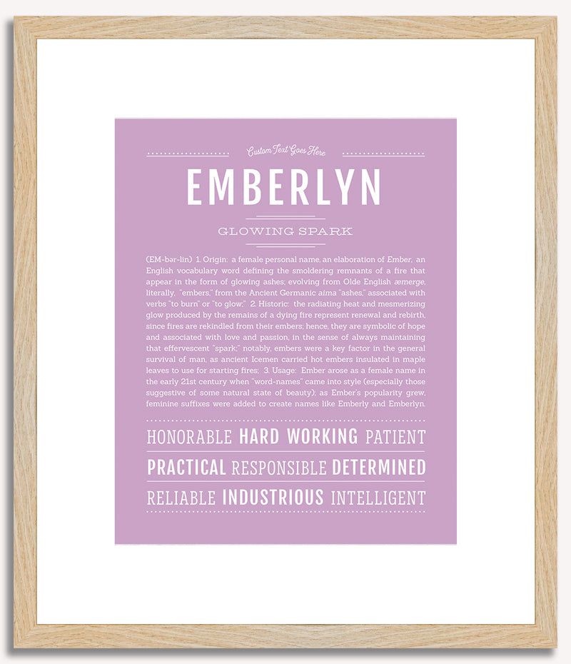 Emberlyn | Name Art Print