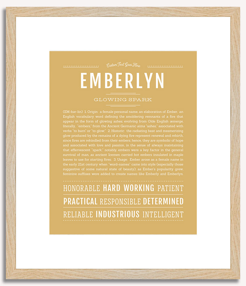 Emberlyn | Name Art Print