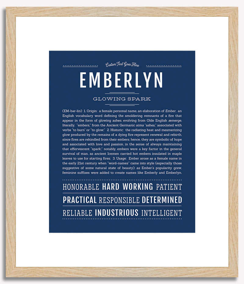 Emberlyn | Name Art Print