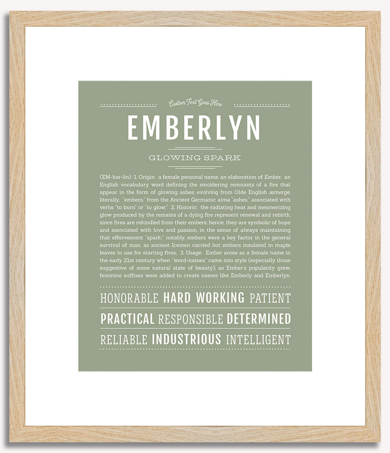 Emberlyn | Name Art Print