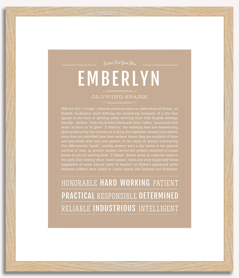 Emberlyn | Name Art Print