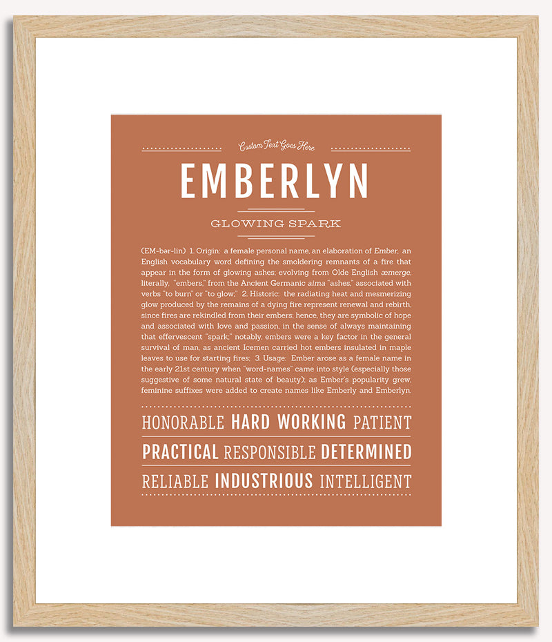 Emberlyn | Name Art Print