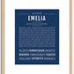 Emelia | Name Art Print