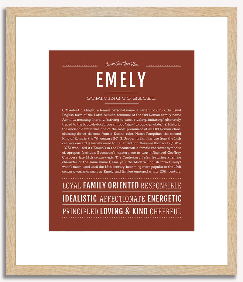 Emely | Name Art Print