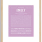 Emely | Name Art Print