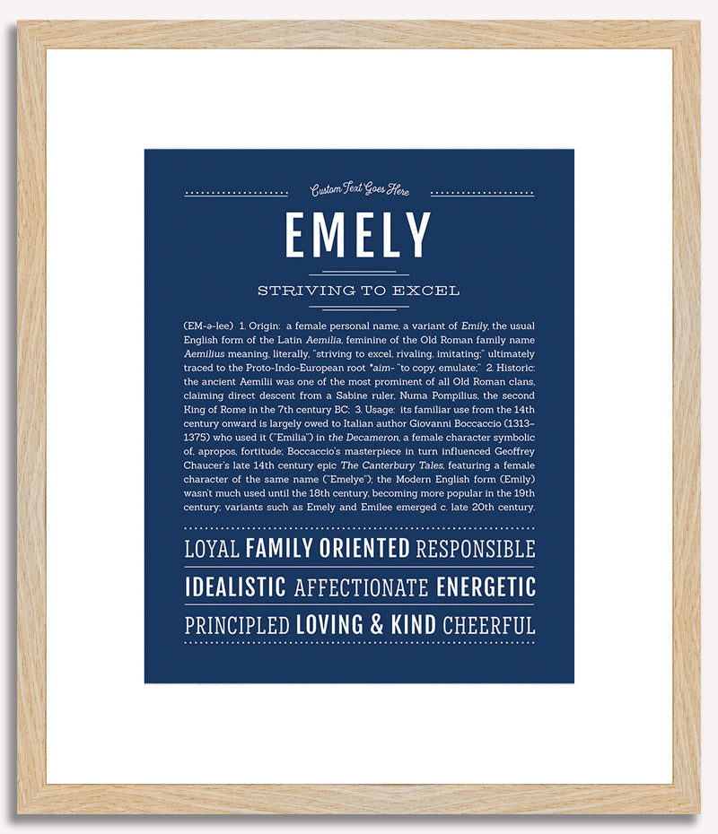 Emely | Name Art Print