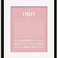 Frame Options | Dusty Rose | Black Frame, Matted