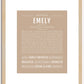 Emely | Name Art Print