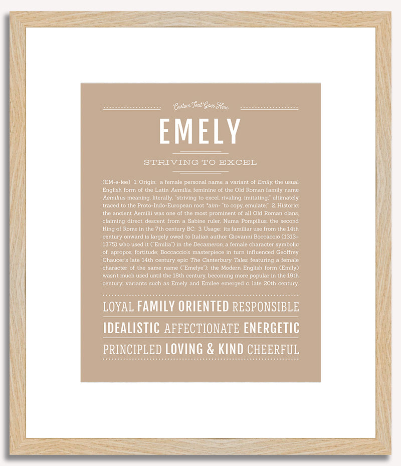 Emely | Name Art Print