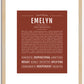 Emelyn | Name Art Print