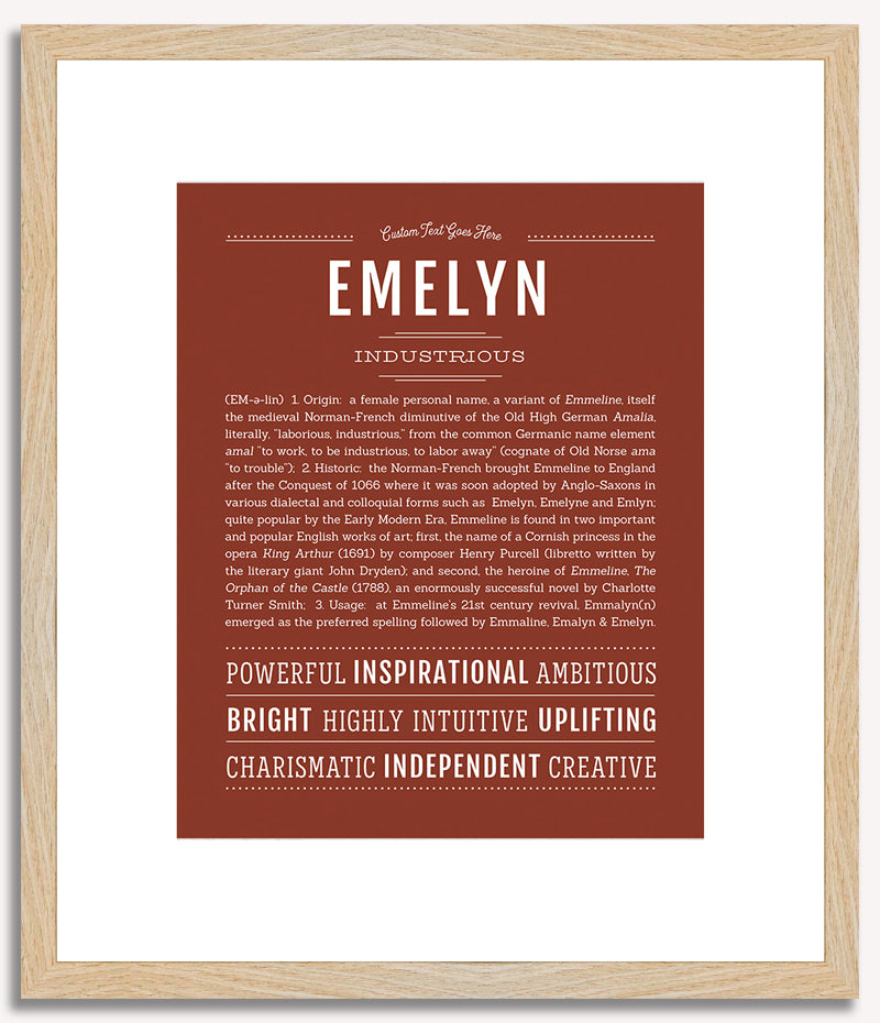 Emelyn | Name Art Print