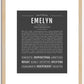 Emelyn | Name Art Print