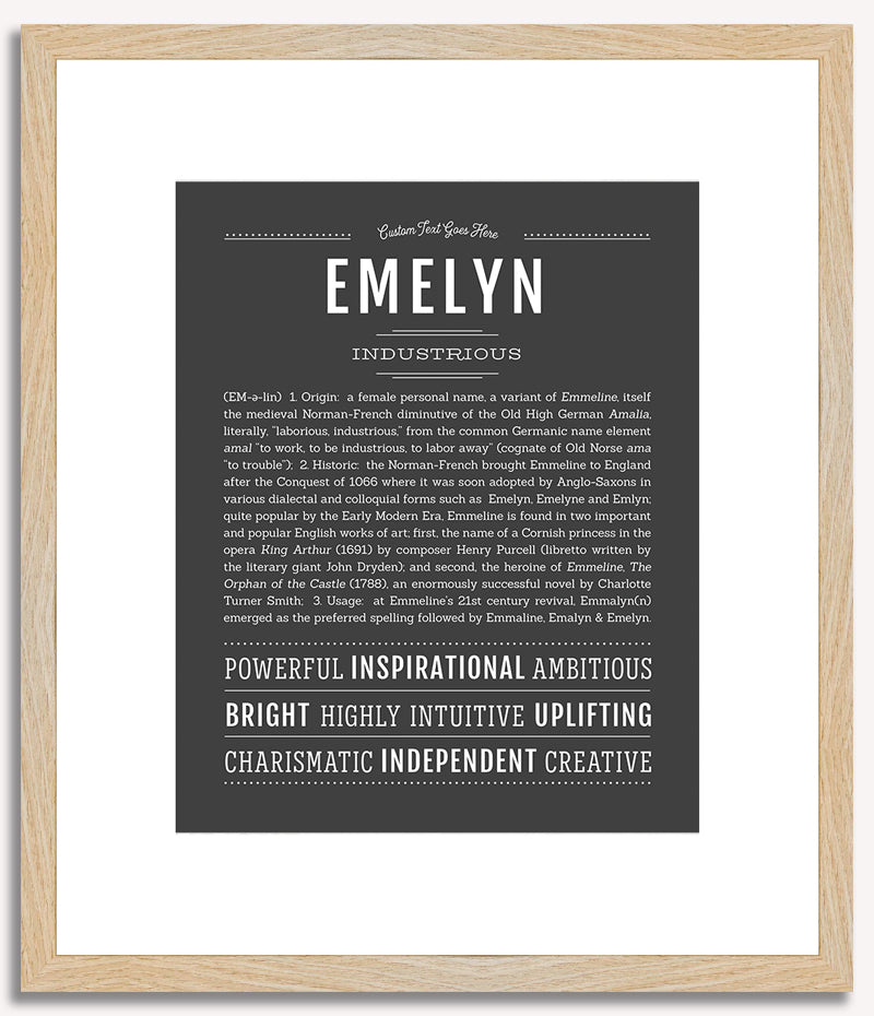 Emelyn | Name Art Print