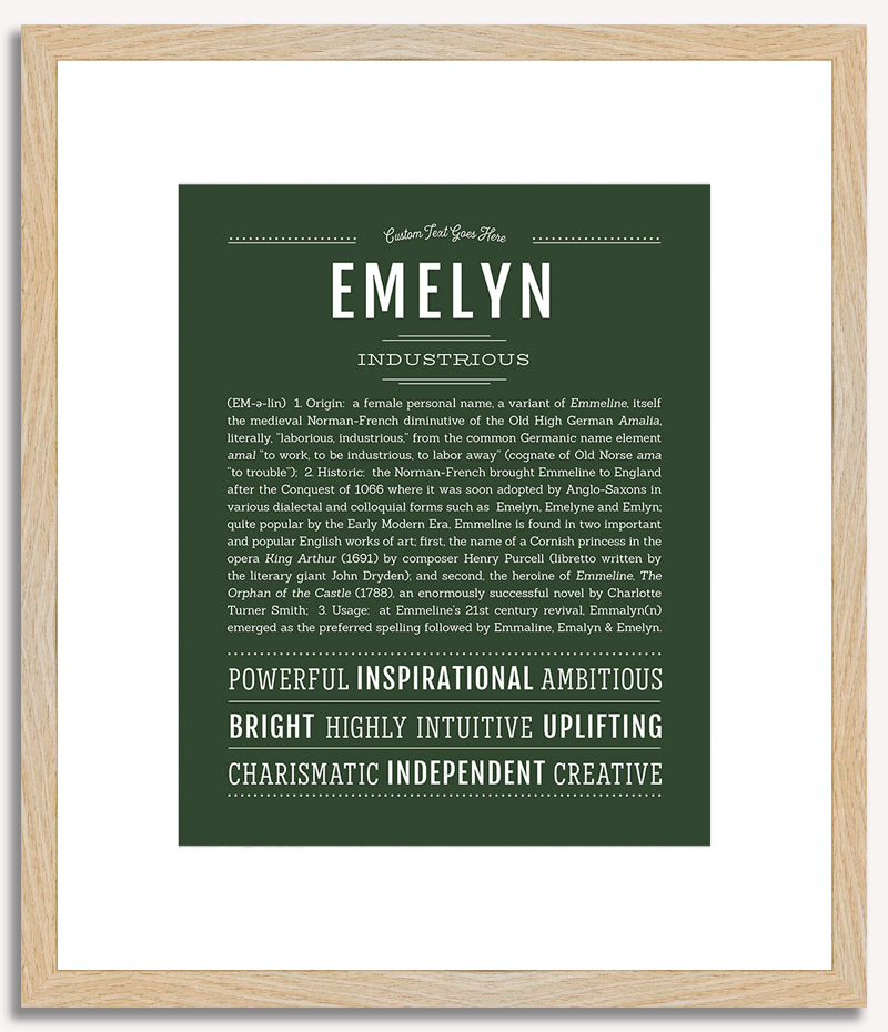 Emelyn | Name Art Print