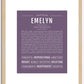 Emelyn | Name Art Print