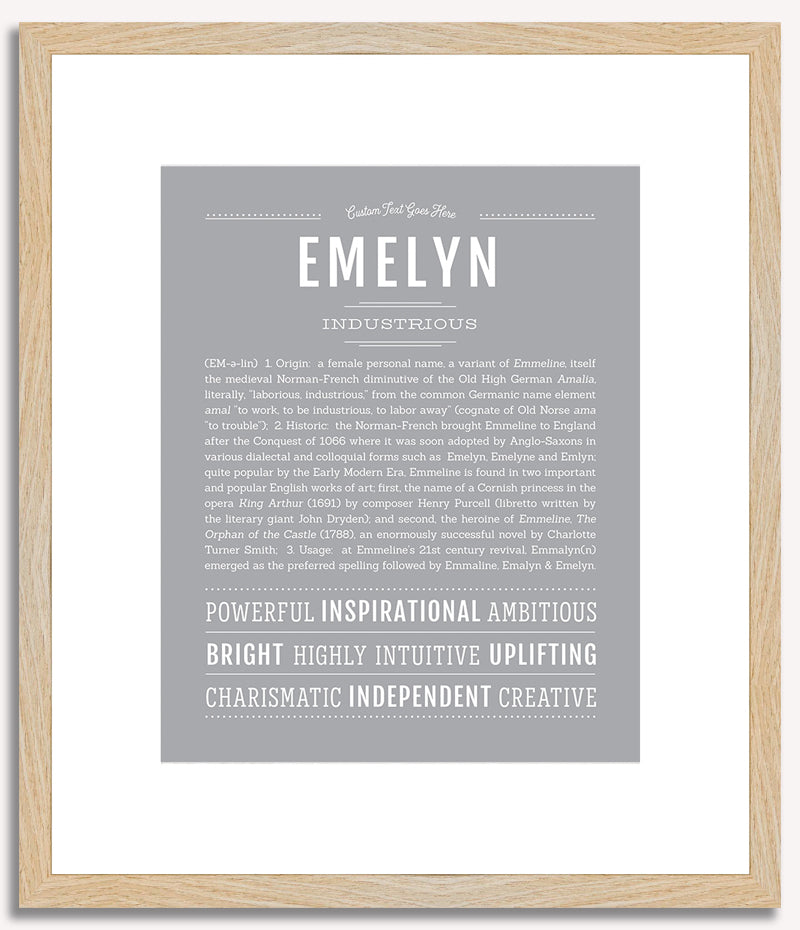 Emelyn | Name Art Print